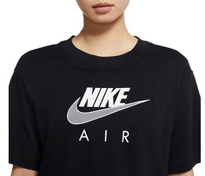  Nike Air Boyfriend Top Short-sleeve Baskılı   Bol Kesim Uzun T-shirt DN4861-010