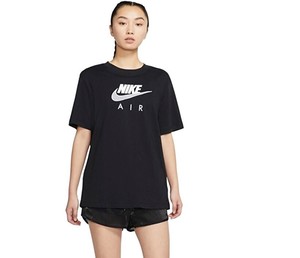  Nike Air Boyfriend Top Short-sleeve Baskılı   Bol Kesim Uzun T-shirt DN4861-010