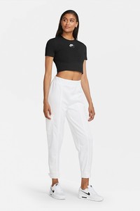  Nike Kadın Siyah Crop W Nsw Air Top Ss Crop Tişört Dj1067-01