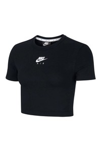  Nike Kadın Siyah Crop W Nsw Air Top Ss Crop Tişört Dj1067-01