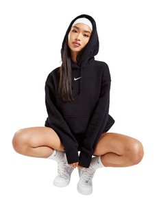  Nike Sportswear Essential (Oversized )Kapüşonlu Kadın Siyah Sweatshirt Dj7668-010  (BİRBEDEN KÜÇÜK ALMANIZI ÖNERİRİZ.)