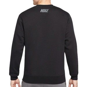  Nike Sportswear Erkek Siyah Fleece Sweatshirt-DM4679-013(BİR BEDEN KÜÇÜK ALMANIZI ÖNERİYORUZ)