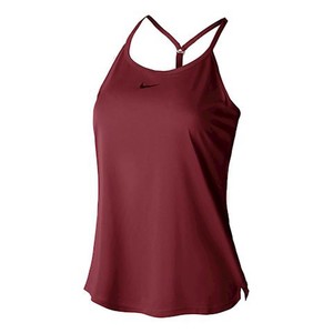  Nike Dri-Fit One Elastika Standard Fit Kadın Atlet - Bordo-DD4941-638