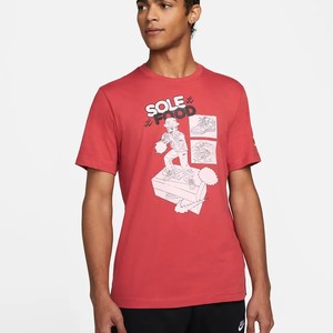  Nike Food For Your Sole unisex  T-Shirt - Red Clay-DN5164-662