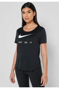  Women's W Nk Top Ss Swsh Run T-shirt - Cj1970-010