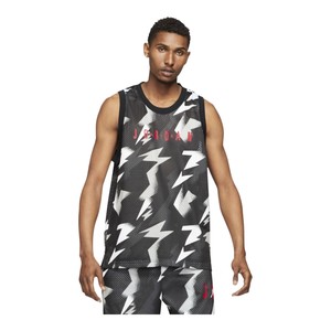 Nike Jordan Jumpman Printed Jersey Erkek Basketbol Forma - Siyah CZ4738-010