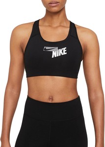  Nike W NK SWOOSH LOGOSU  PAD SPOR BÜSTİYER-CZ4443-010